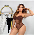 Body Encaje Floral Semitransparente